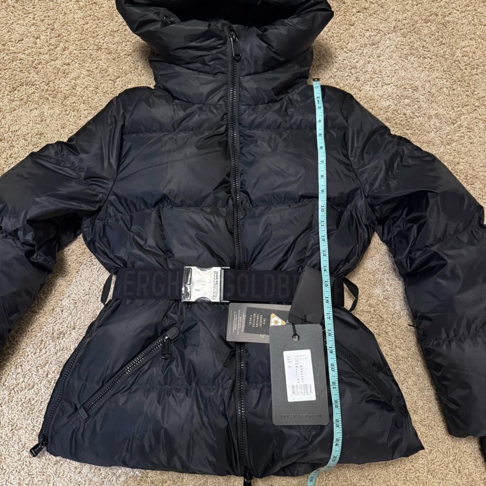 Goldbergh Snowmass Ski Jacket Coat Black NWT US 10 Waterproof Down - Picture 5 of 7